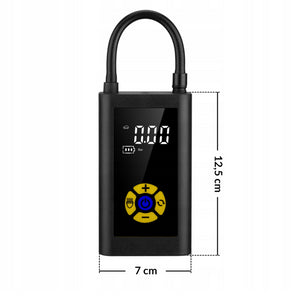 CRONOS Heckermann drahtlose elektrische Autofahrradluftpumpe 4000 mah mit POWERBANK-Funktion - Display - 4 Druckeinheiten