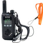 CRONOS Kurzwellen-Funkgeräte Walkie-Talkie Modell: Baofeng BF-T17, Funktelefon, Set mit Taschenlampe, 2 Stück, Farbe: LIMONENGRÜN