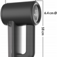 Cordless clothing shaver in black 