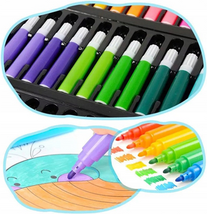 ARTISTIC PAINT SET IN CASE - 288 ELEMENTS 