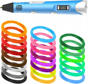 3D Pen Model: 3041-2Y Pen Color: Blue Nib: Copper PLA cartridges in 23 colors - 