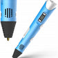 3D-Stift Modell: 3041-2Y  Stiftfarbe: Blau  Feder: Kupfer PLA-Patronen in 23 Farben 