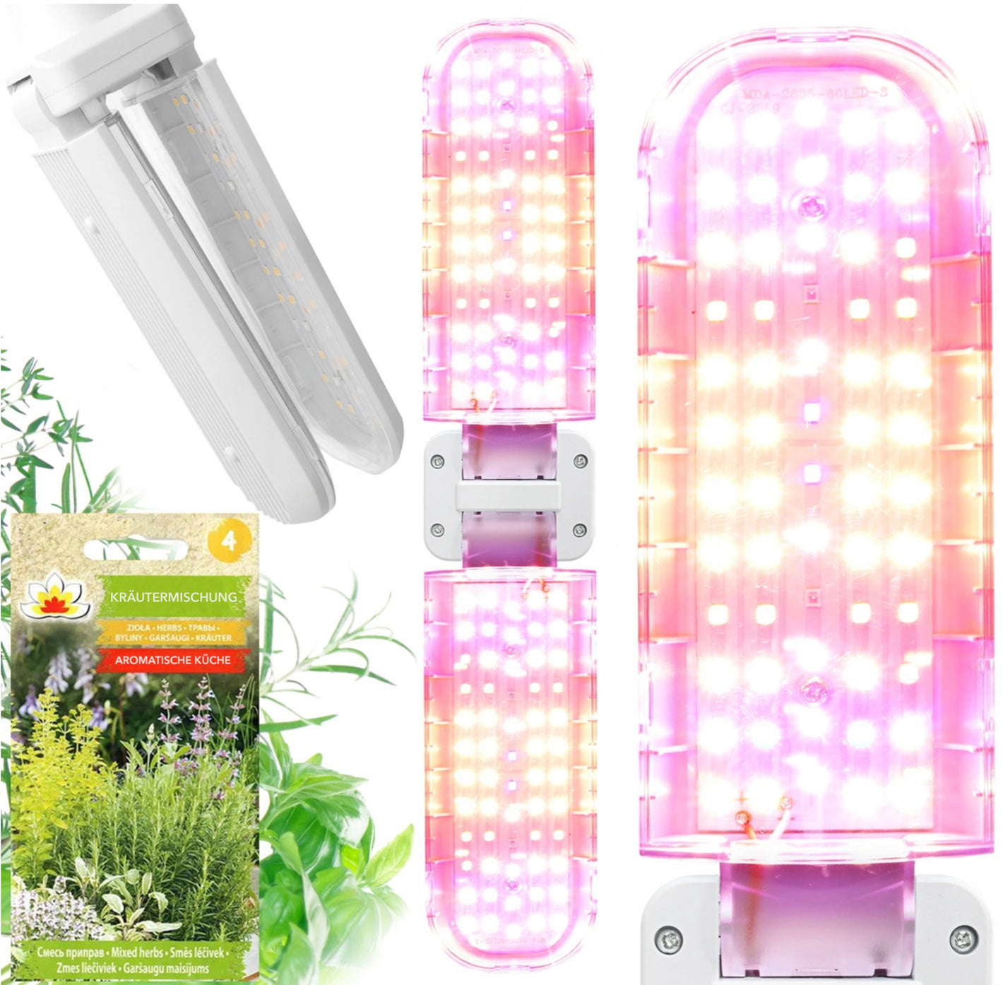 LED plant lamp 120LED 24W 