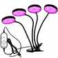 Plant lamp with 4 lamps 4x78 LED 