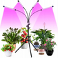 LED plant lamp 80 LEDs with 4 flexible heads 360° 