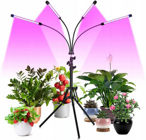 LED plant lamp 80 LEDs with 4 flexible heads 360° 