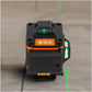 Laser level 360° cross laser + tripod 