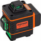 Laser level 360° cross laser + tripod 