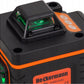 Laser level 360° cross laser + tripod 