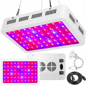 Lámpara LED para cultivo de plantas 1000W + kit de suspensión Modelo: GL-1000W 