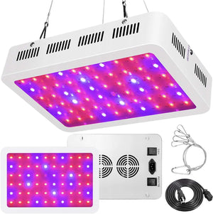 Lámpara LED Heckermann para cultivo de plantas 600W + kit de suspensión Modelo: GL-600W 