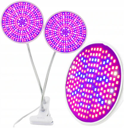 Lampada per piante con clip Modello: 2 x 290LED - potenza 60W (2 x 30W)