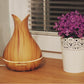 BAMBOO Ultrasonic Humidifier and Aroma Diffuser 2in1 Color: LIGHT BROWN – 