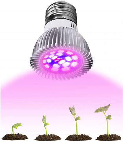 Ampoule E27 18 LED pour culture de plantes 8W