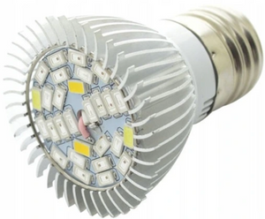 Lampadina E27 18 LED per piante in crescita 8W