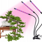 Lampe pour plantes 60 LED 27W - 3 têtes flexibles 360°