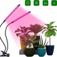 Lámpara vegetal 40 LED 18W 2 cabezales flexibles 360° 