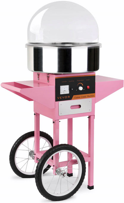 SONORO Mobile Cotton Candy Machine + Cart + Lid – 