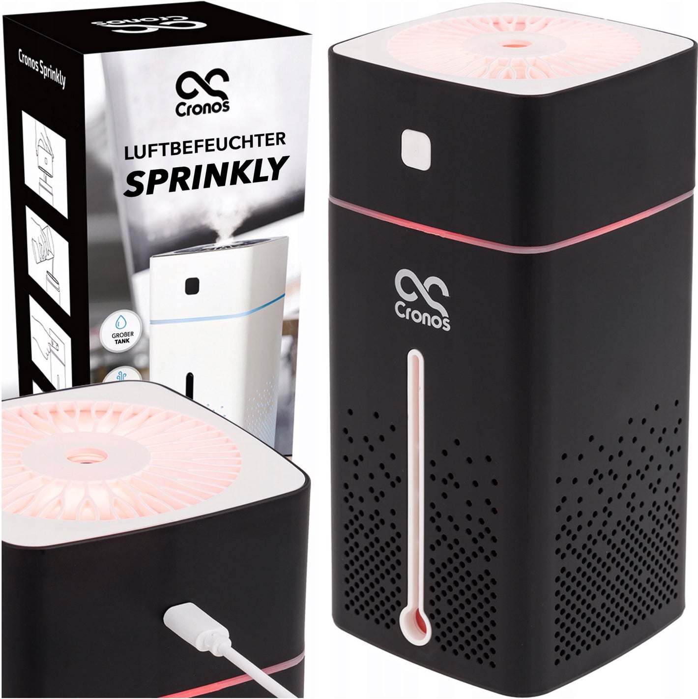 SPRINKLY humidifier in color: BLACK – 