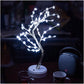 Sapin de Noël décoratif LED - 60 flocons de neige lumière blanche