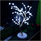 Árbol de Navidad Decorativo LED - 60 Copos de Nieve Luz Blanca – 