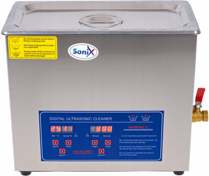 SONIX Ultrasonic Cleaner 6.5L Made of high-quality STAINLESS STEEL – 