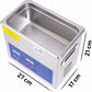 SONIX Ultrasonic Cleaner 3.2L Made of high-quality STAINLESS STEEL – 