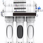 6-stage under-sink ultrafiltration system for water 