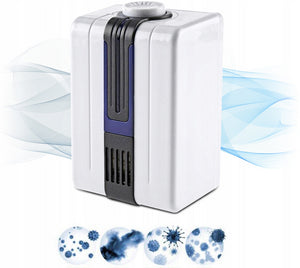 Purificateur d'air N1668 Ioniseur Ozonateur 3en1 Élimination efficace des poussières, virus et allergènes