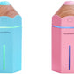 Pencil humidifier 230ml color PINK 