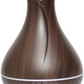 CRONOS Bamboo ultrasonic humidifier 400ml 2in1 dark brown 