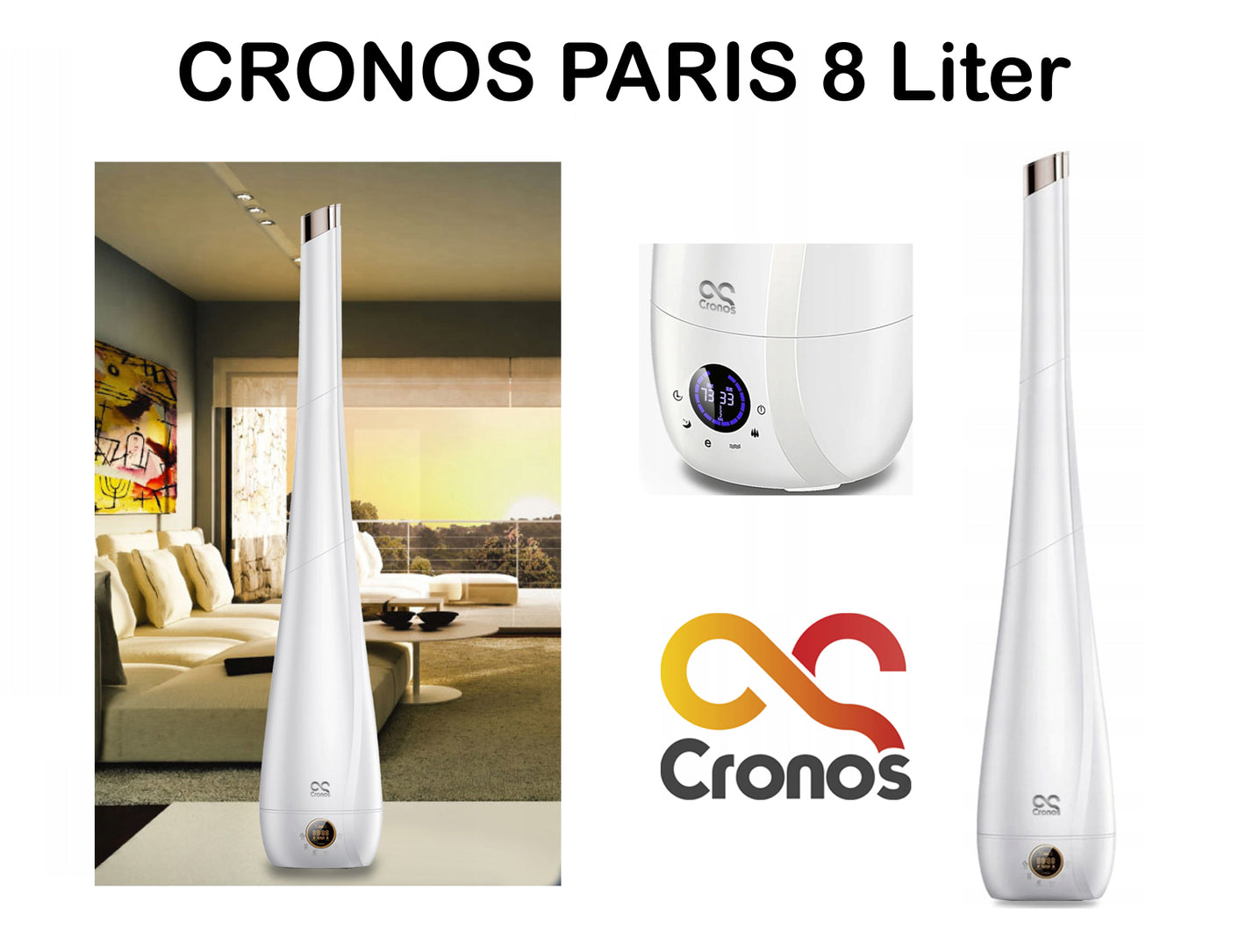 CRONOS PARIS Luftbefeuchter mit Ionisator