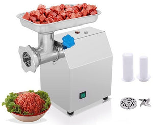 Picadora de carne profesional 900W con embutidora 