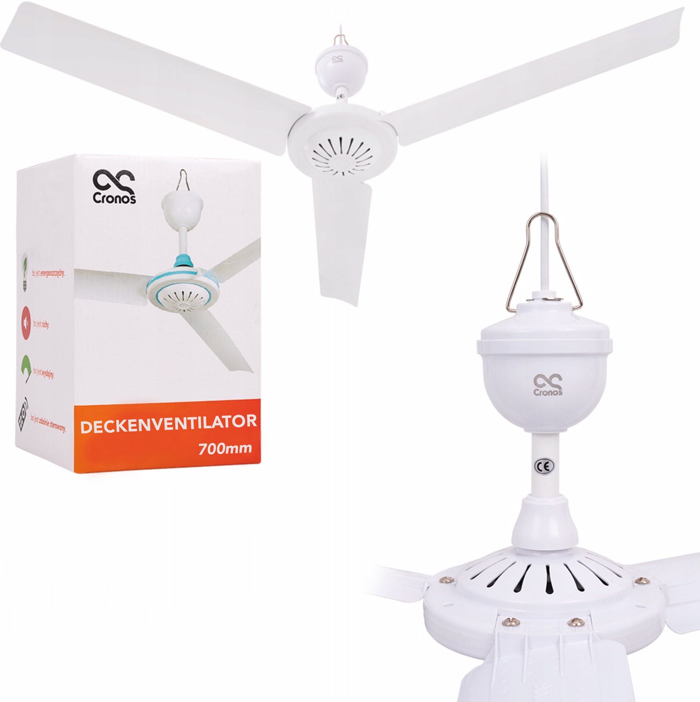 Ventilateur de plafond 275 tours/min