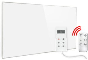 Panel calefactor WiFi Calefactor infrarrojo IR con TERMOSTATO y protección contra sobrecalentamiento 600W 